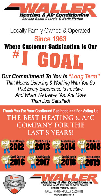 Waller voted #1 best heating & A/C company for the last 8 years